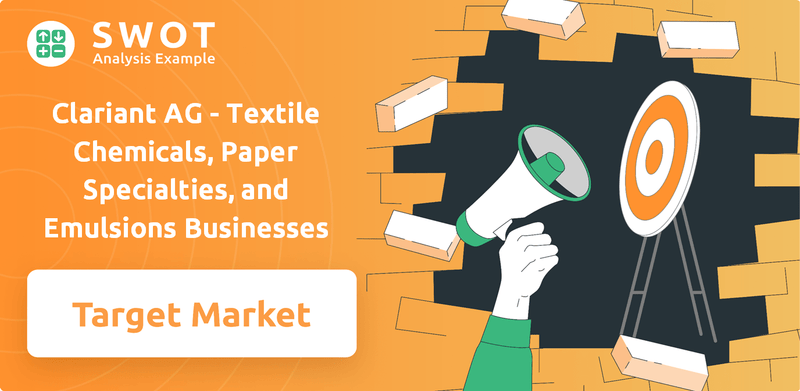 What is Customer Demographics and Target Market of Clariant AG - Textile Chemicals, Paper Specialties, and Emulsions Businesses Company?