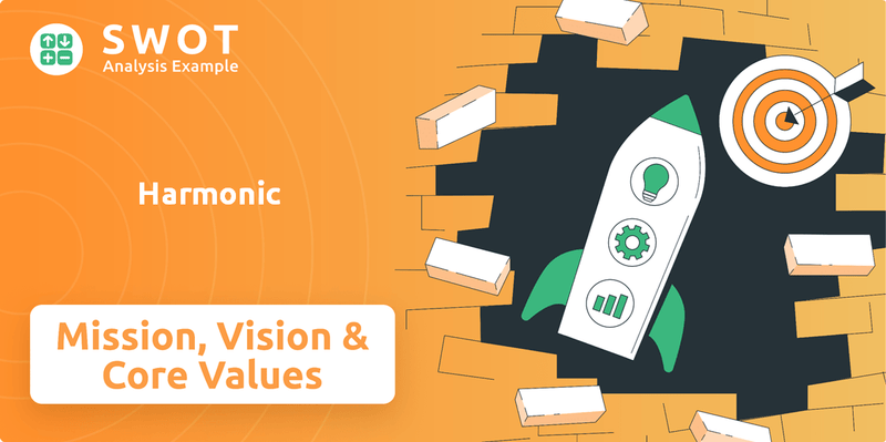 What are Mission Vision & Core Values of Harmonic Company?