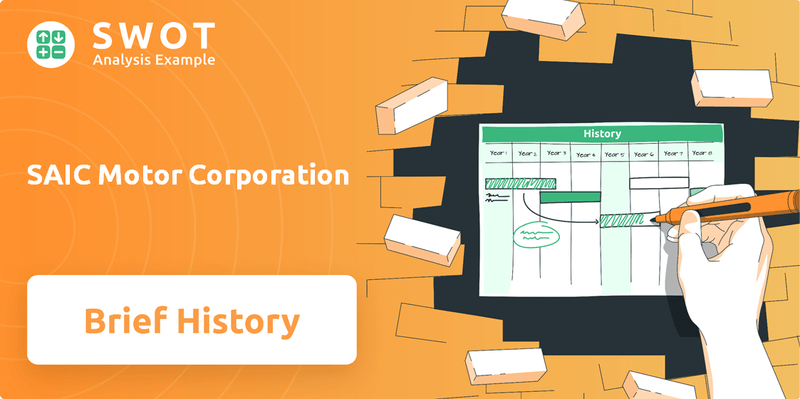 What is Brief History of SAIC Motor Corporation Company?