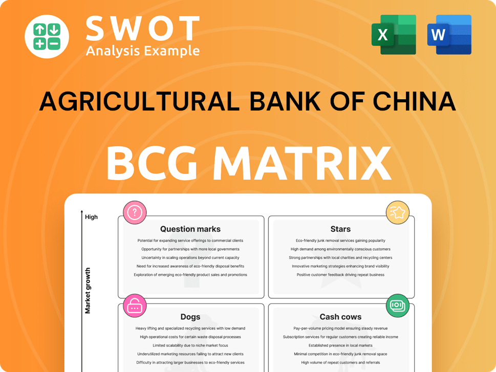 Agricultural Bank of China Boston Consulting Group Matrix