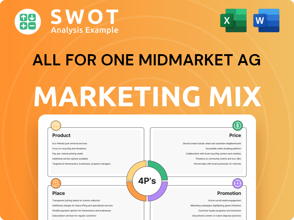 All for One Midmarket AG Marketing Mix