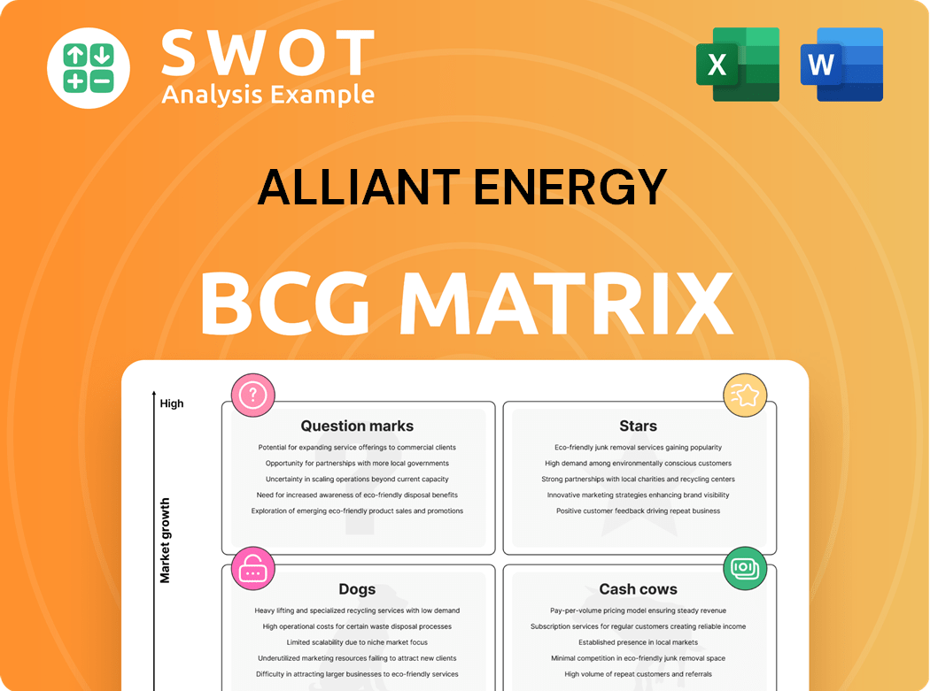 Alliant Energy Boston Consulting Group Matrix