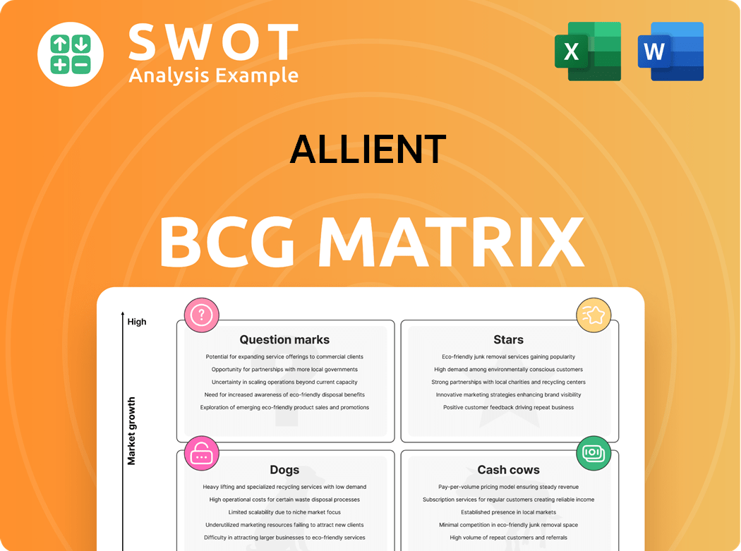 Allient Boston Consulting Group Matrix