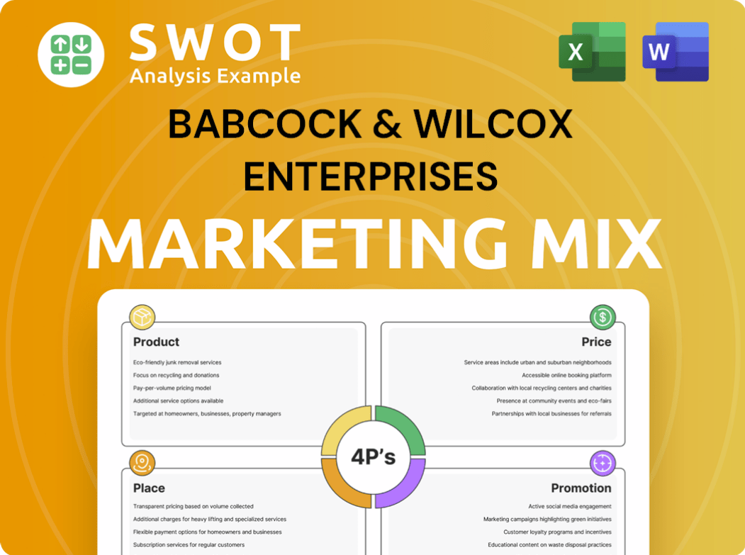 Babcock & Wilcox Enterprises Marketing Mix