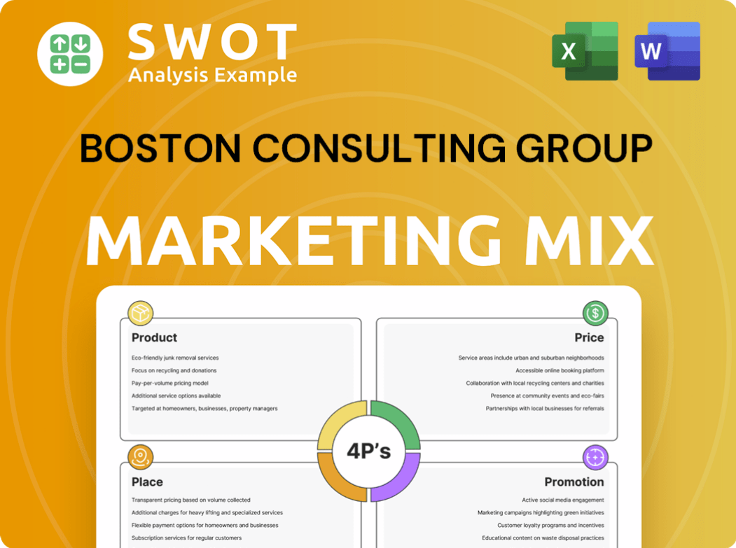 BCG (Boston Consulting Group) Marketing Mix