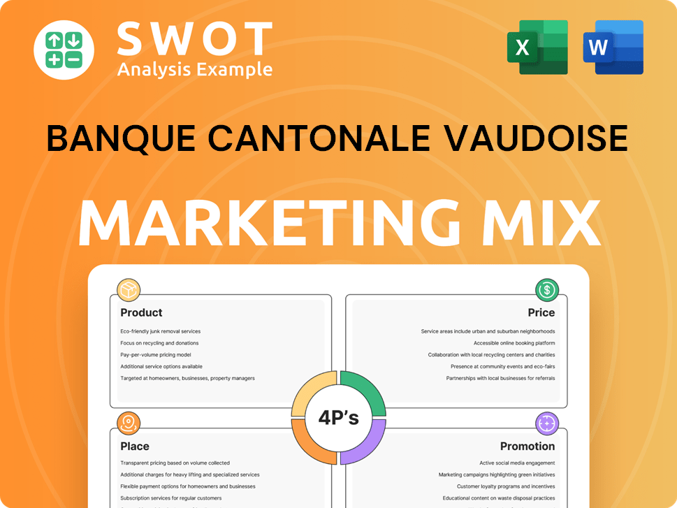 Banque Cantonale Vaudoise Marketing Mix