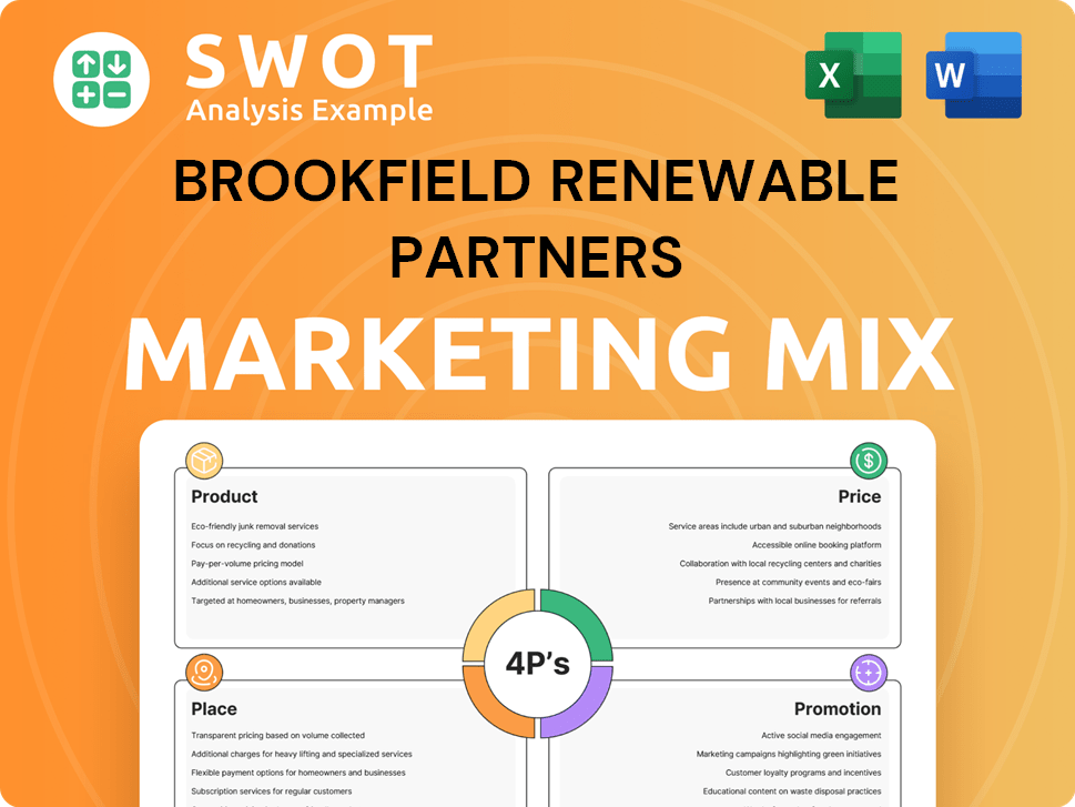 Brookfield Renewable Partners Marketing Mix