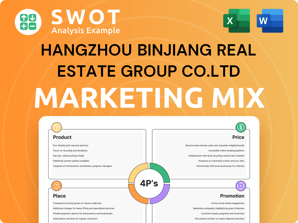 Hangzhou Binjiang Real Estate Group Co.Ltd Marketing Mix