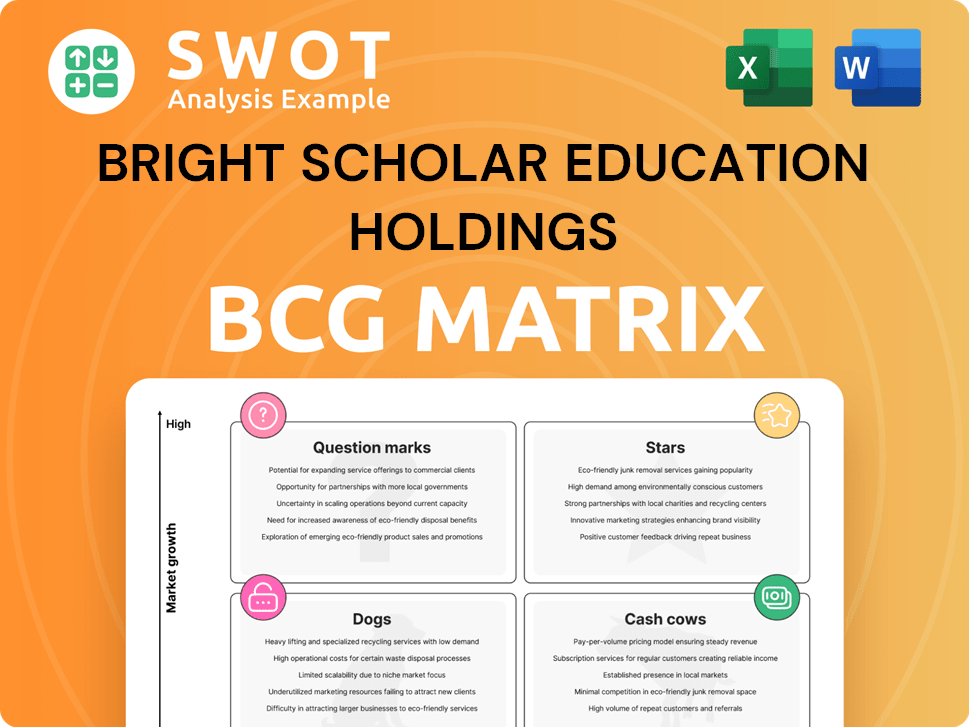 Bright Scholar Education Holdings Boston Consulting Group Matrix