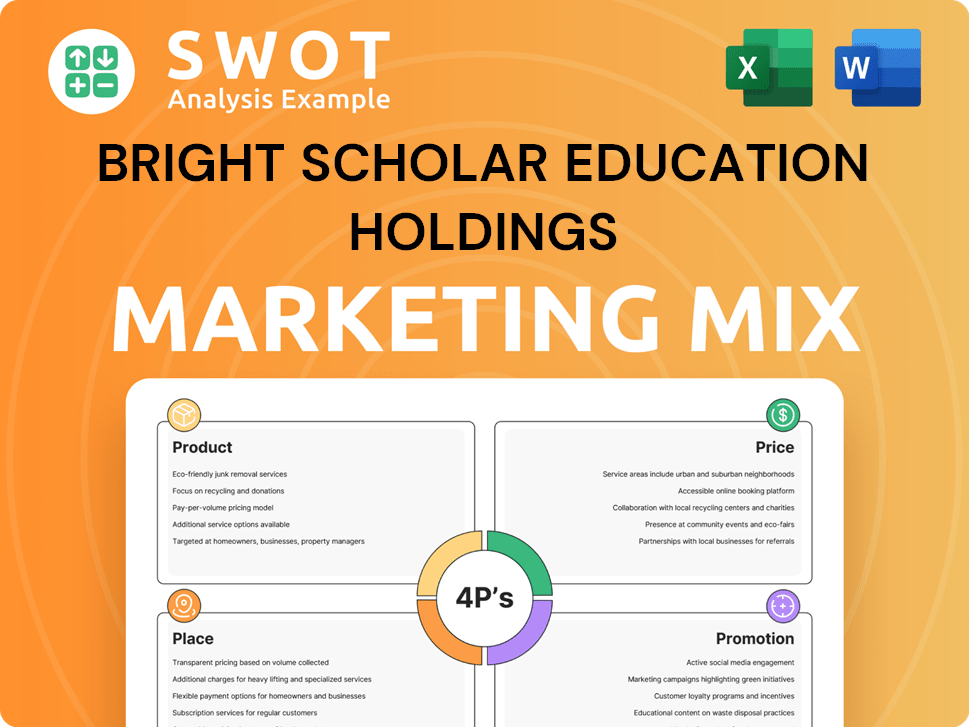 Bright Scholar Education Holdings Marketing Mix