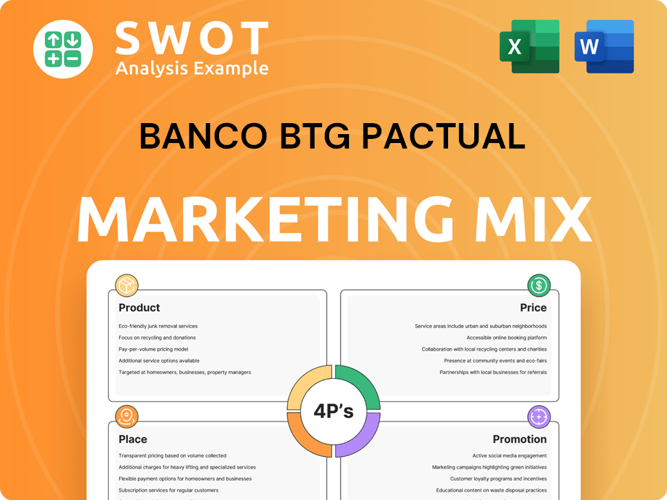 Banco Btg Pactual Marketing Mix