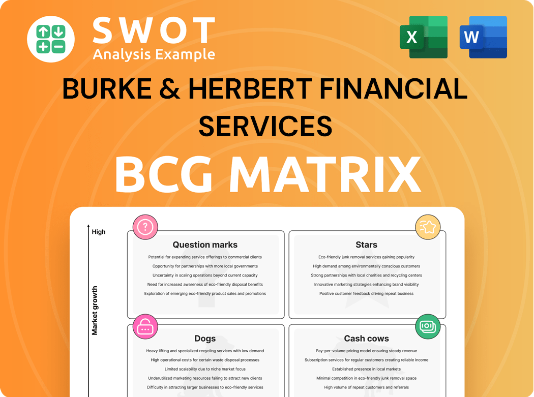 Burke & Herbert Financial Services Boston Consulting Group Matrix