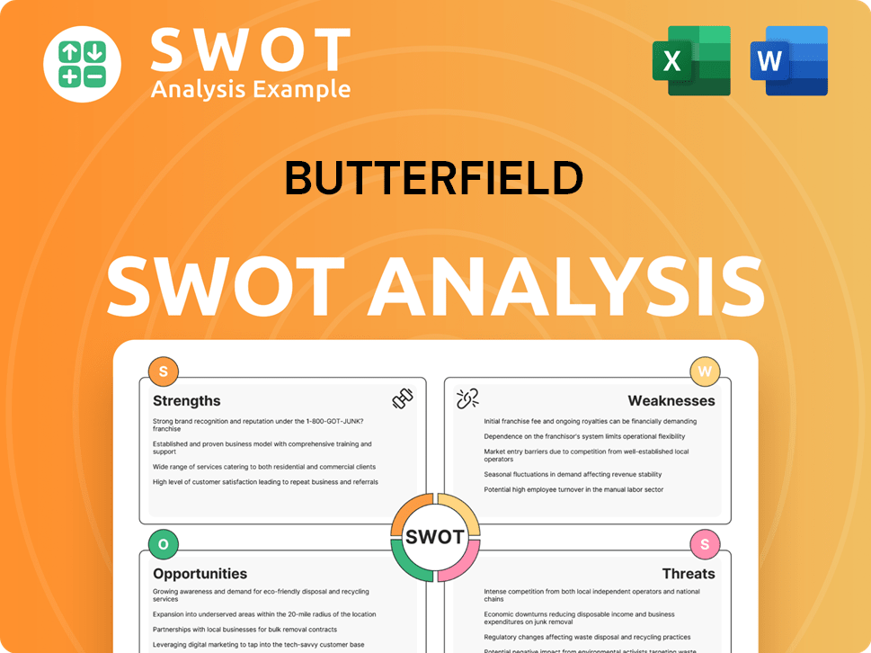 Butterfield SWOT Analysis