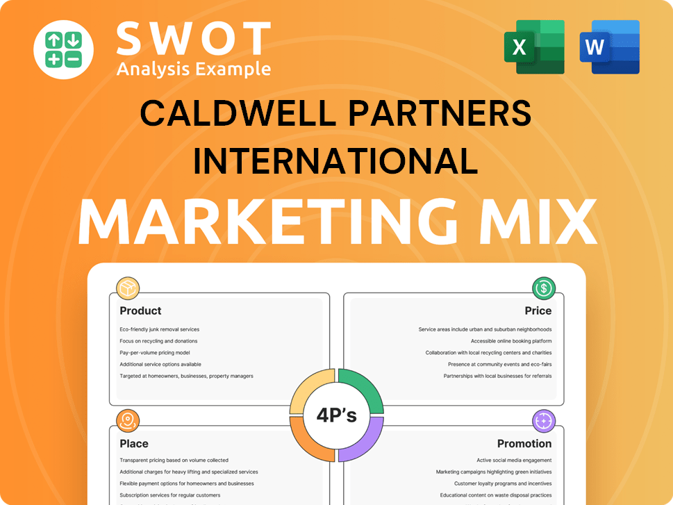 Caldwell Partners International Marketing Mix