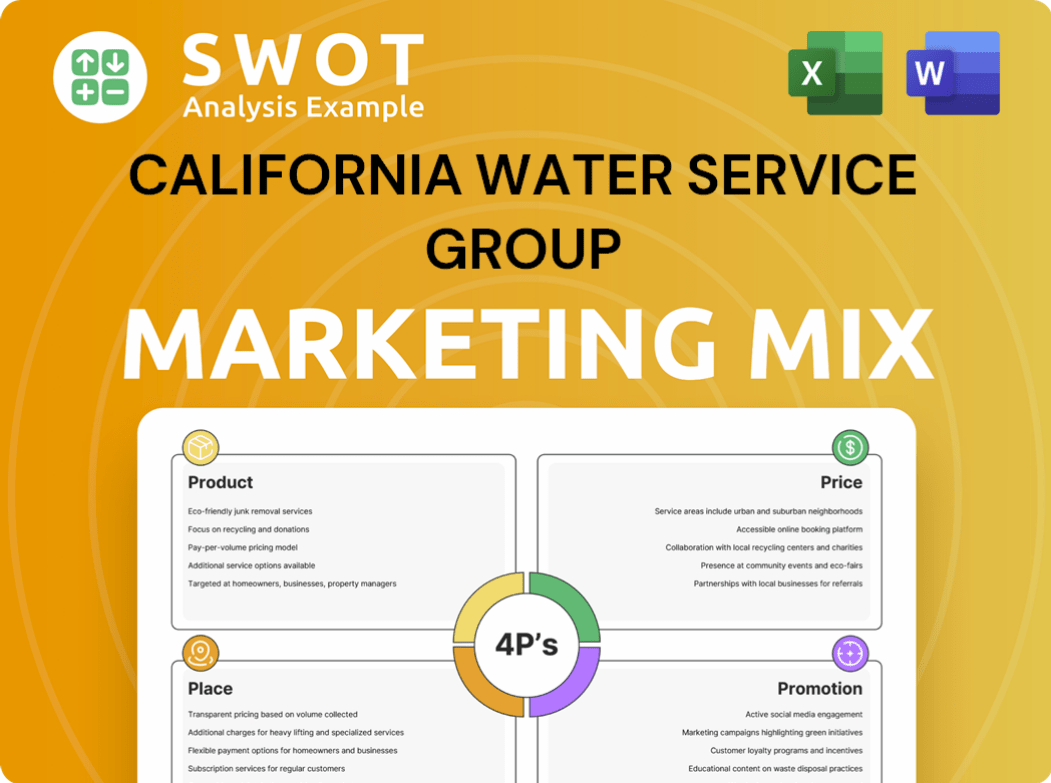 California Water Service Group Marketing Mix