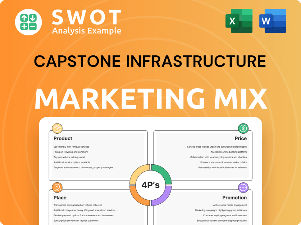 Capstone Infrastructure Marketing Mix