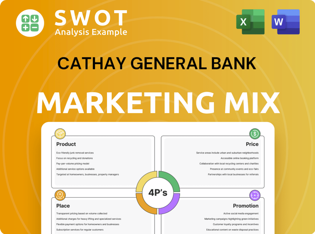 Cathay General Bank Marketing Mix