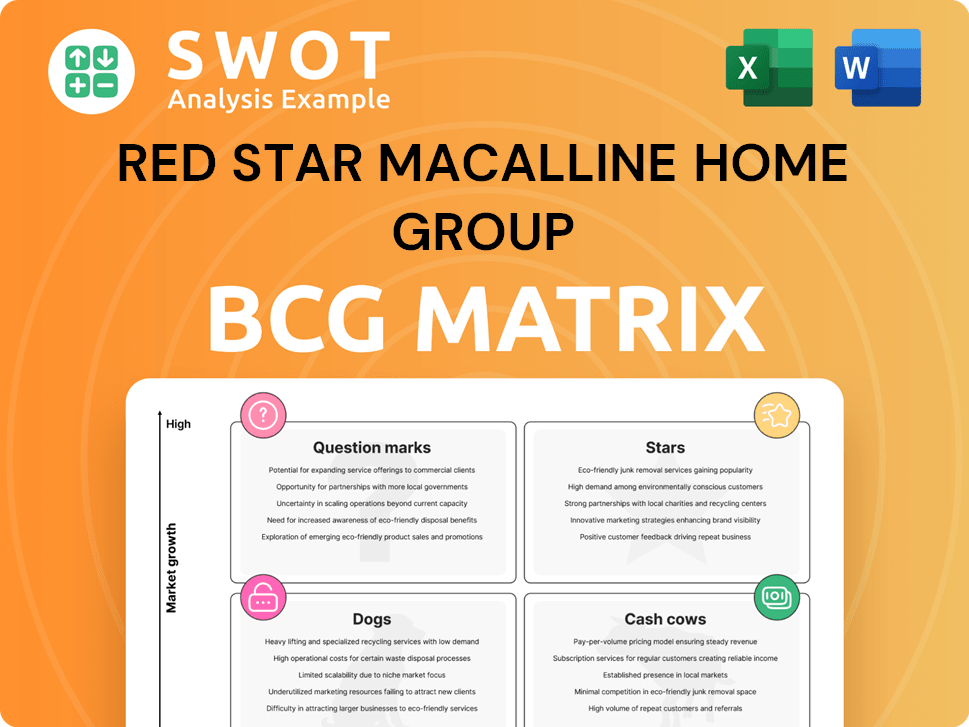 Red Star Macalline Home Group Boston Consulting Group Matrix