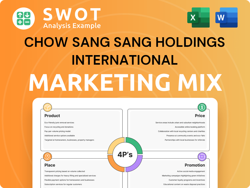 Chow Sang Sang Holdings International Marketing Mix
