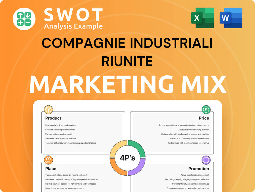 Compagnie Industriali Riunite Marketing Mix