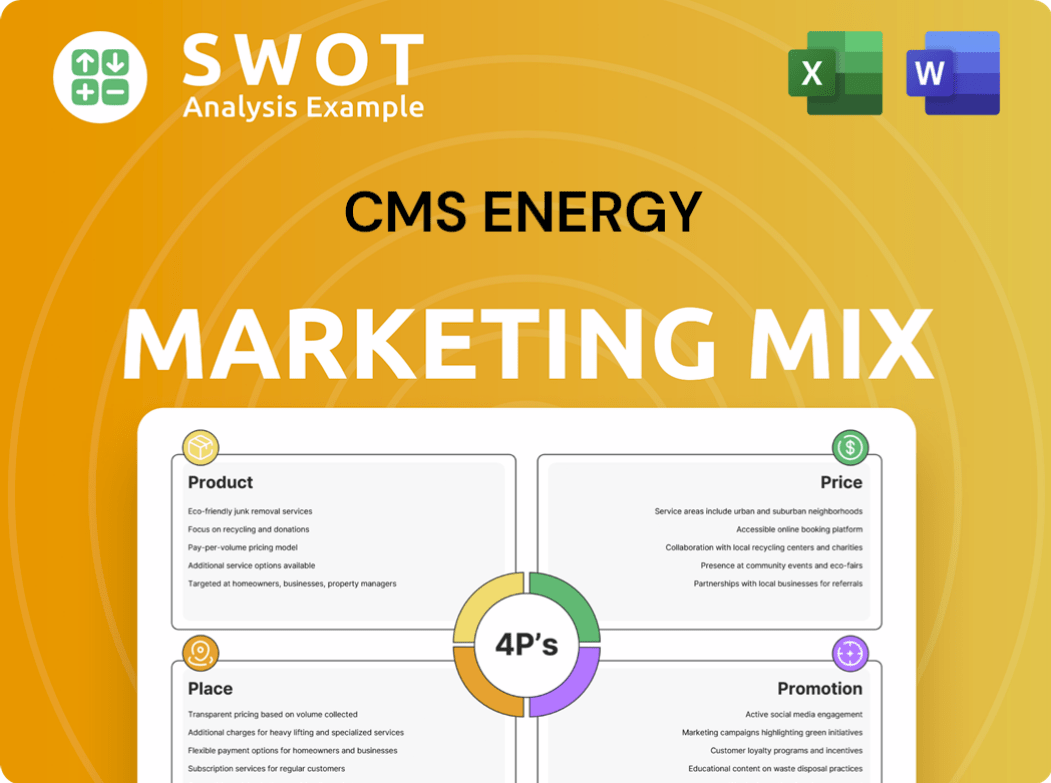 CMS Energy Marketing Mix