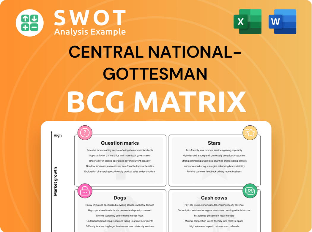 Central National-Gottesman Boston Consulting Group Matrix