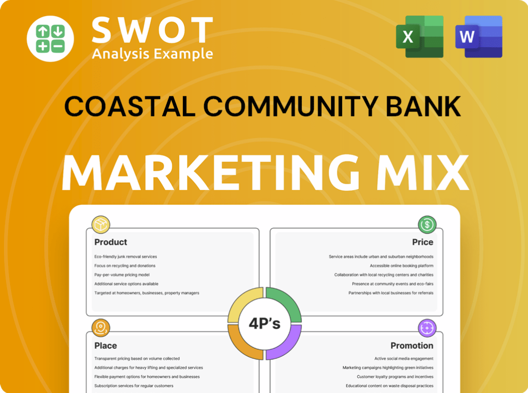 Coastal Community Bank Marketing Mix