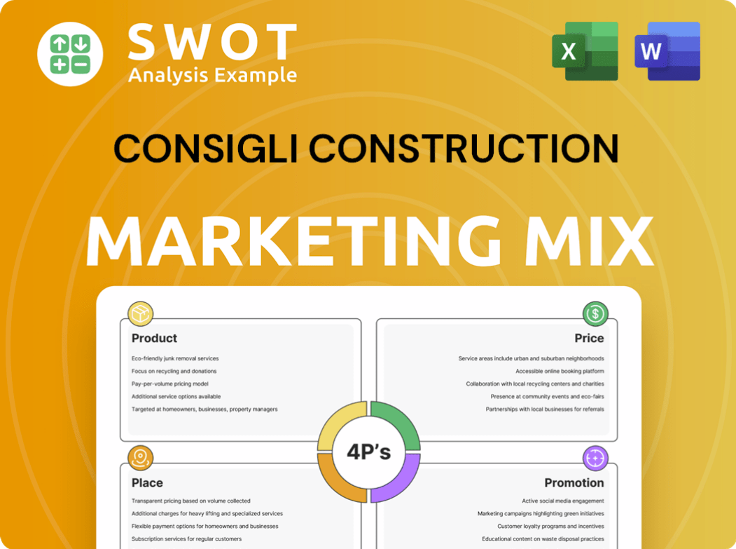 Consigli Construction Marketing Mix