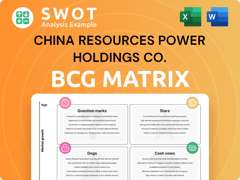 China Resources Power Holdings Co. Boston Consulting Group Matrix
