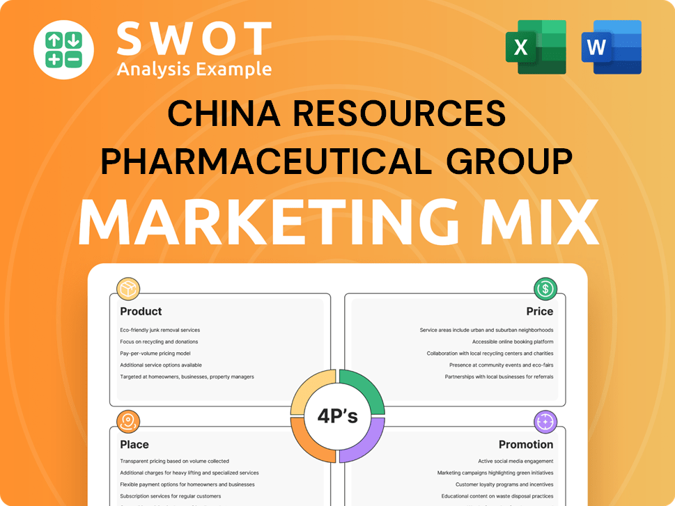 China Resources Pharmaceutical Group Marketing Mix
