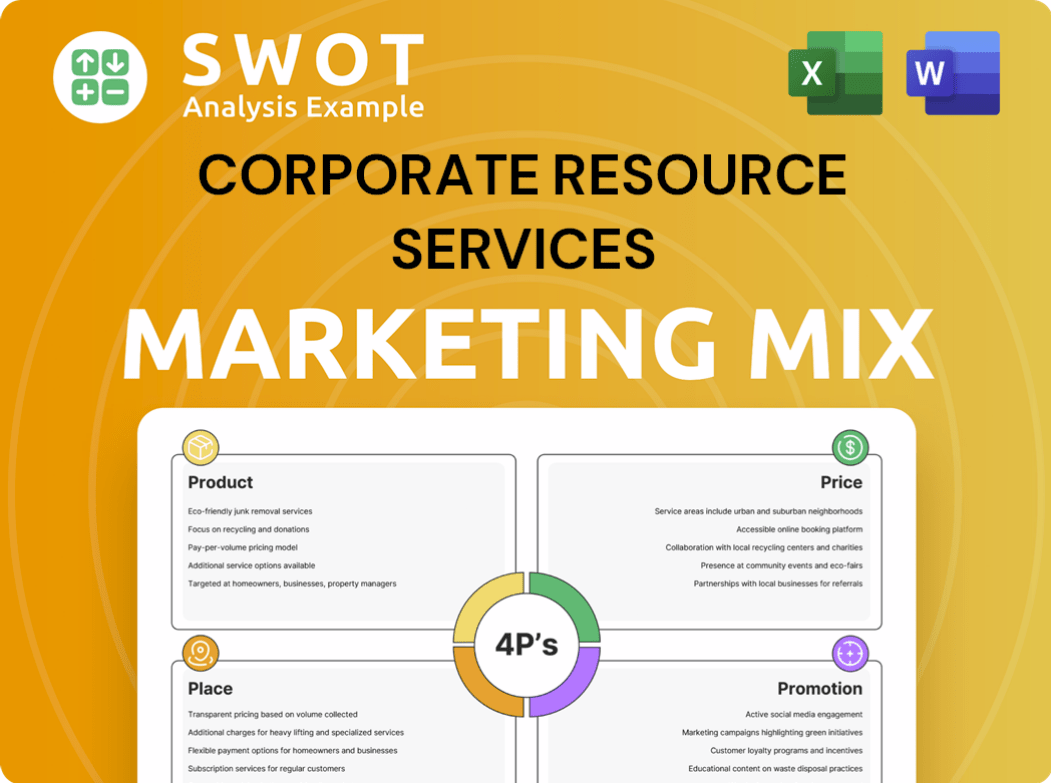 Corporate Resource Services, Inc. Marketing Mix