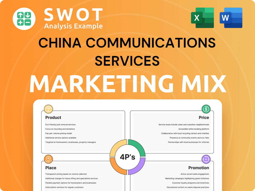 China Communications Services Marketing Mix