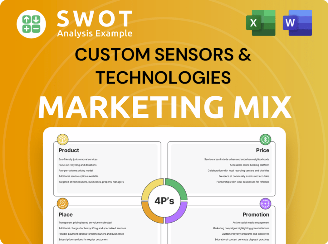 Custom Sensors & Technologies Marketing Mix