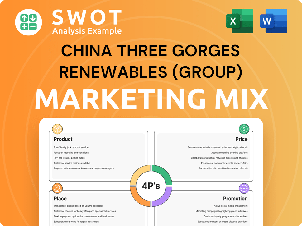 China Three Gorges Renewables (Group) Marketing Mix