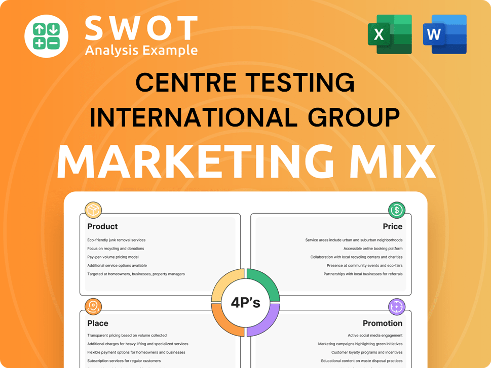 Centre Testing International Group Marketing Mix