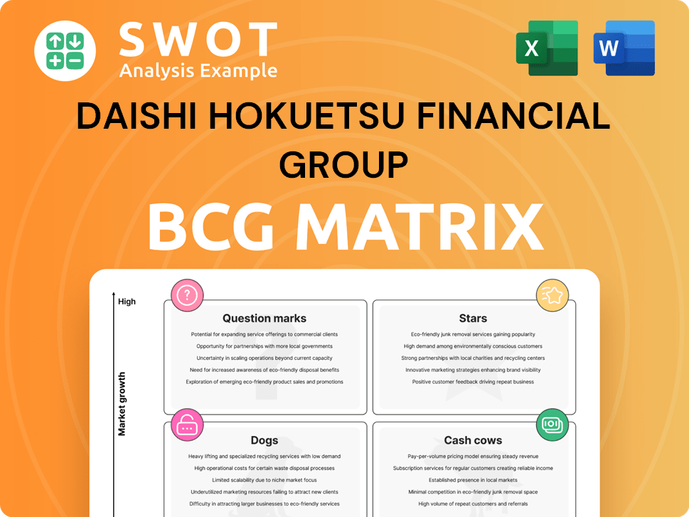 Daishi Hokuetsu Financial Group Boston Consulting Group Matrix