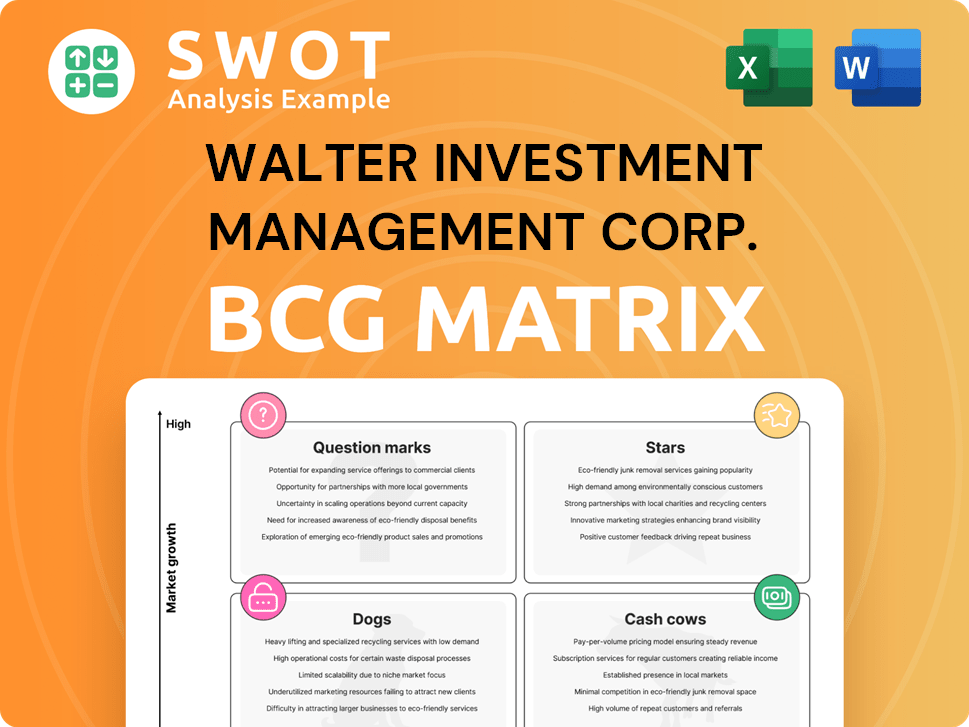 Walter Investment Management Corp. Boston Consulting Group Matrix