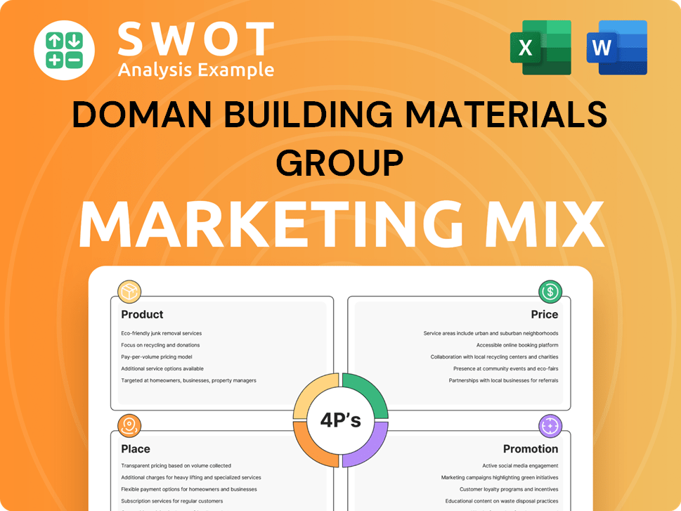 Doman Building Materials Group Marketing Mix