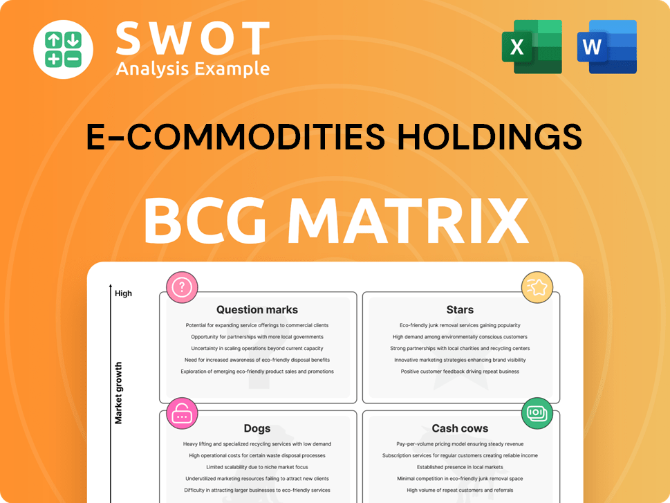 E-Commodities Holdings Boston Consulting Group Matrix
