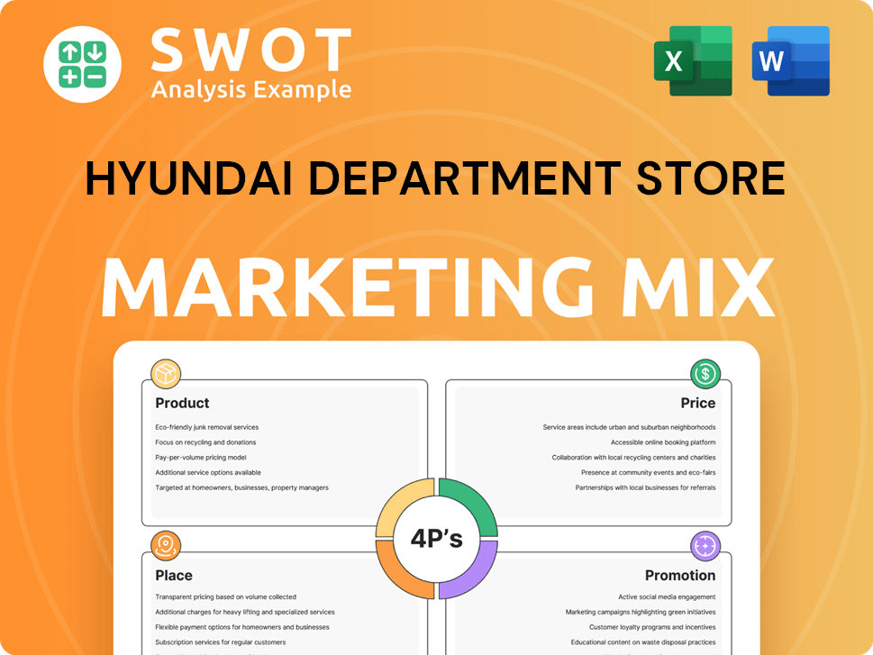 Hyundai Department Store Marketing Mix