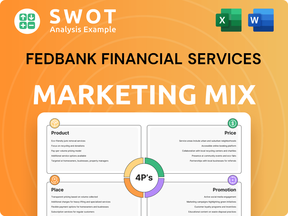 Fedbank Financial Services Marketing Mix
