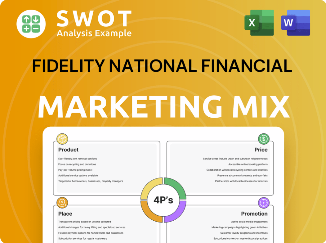 Fidelity National Financial Marketing Mix