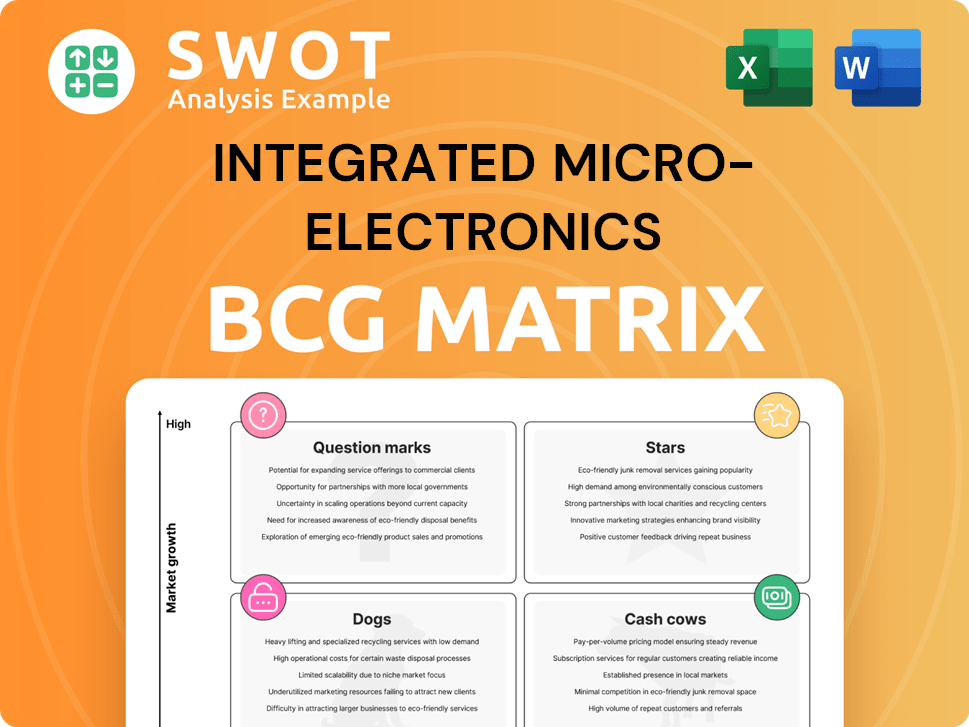 Integrated Micro-Electronics Boston Consulting Group Matrix