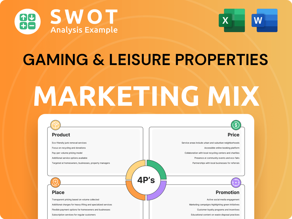 Gaming & Leisure Properties Marketing Mix