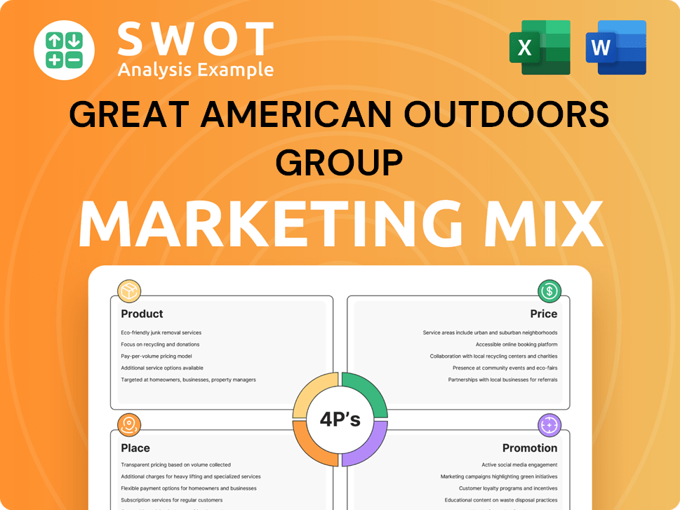 Great American Outdoors Group Marketing Mix