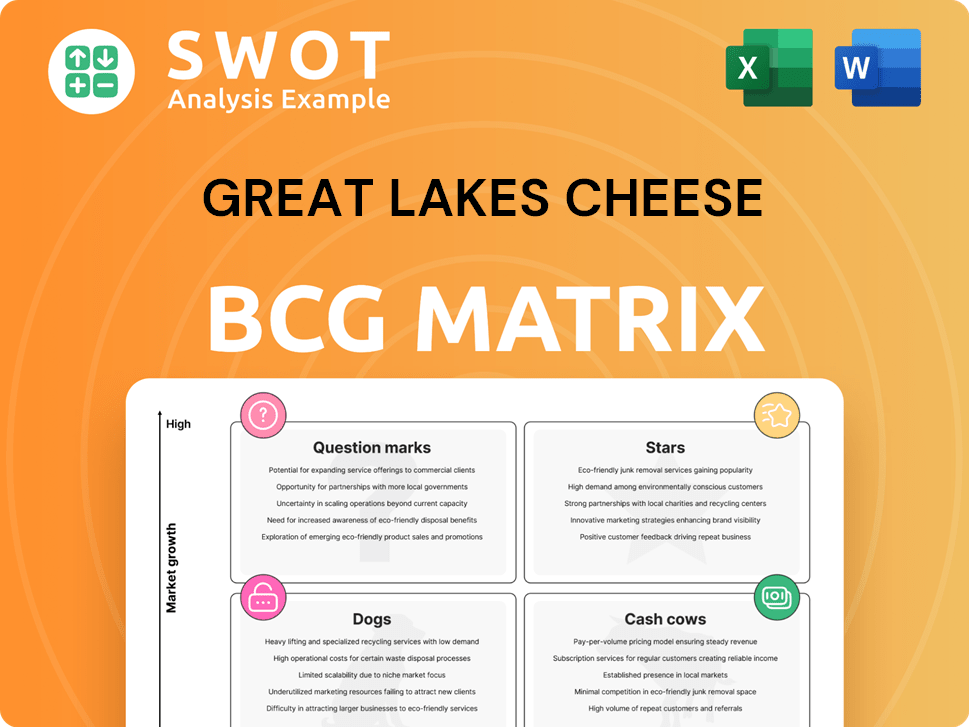 Great Lakes Cheese Boston Consulting Group Matrix