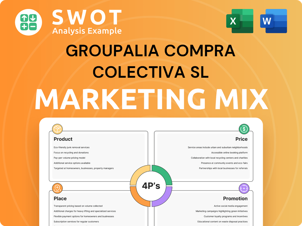 Groupalia Compra Colectiva SL Marketing Mix