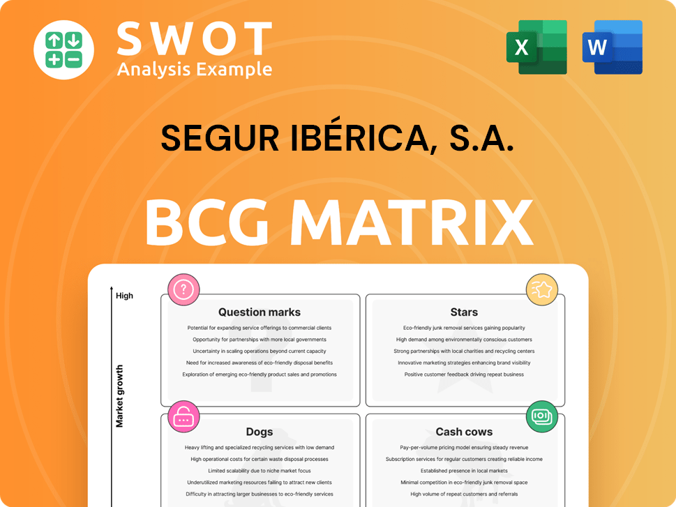 Segur Ibérica, S.A. Boston Consulting Group Matrix