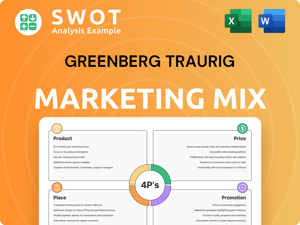 Greenberg Traurig Marketing Mix