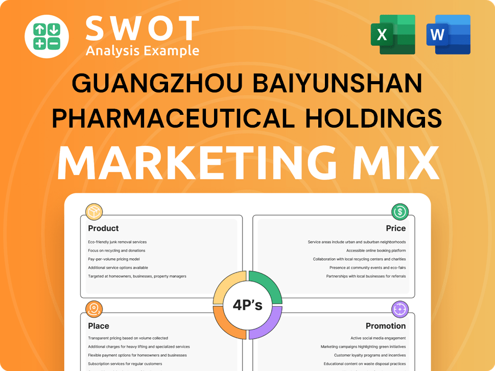 Guangzhou Baiyunshan Pharmaceutical Holdings Marketing Mix